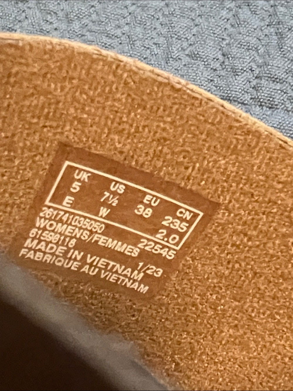 Clarks Tan Leather Strappy Wedge Sandals 7 1/2 Wide - Picture 5 of 5